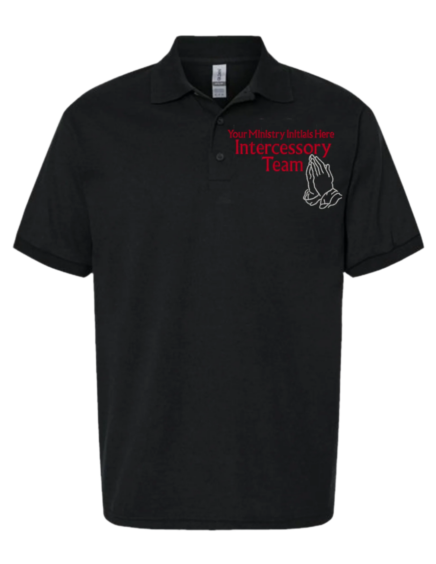 Embroidery Polo Shirt - Intercessory Team  - With Ministry Initials  Here