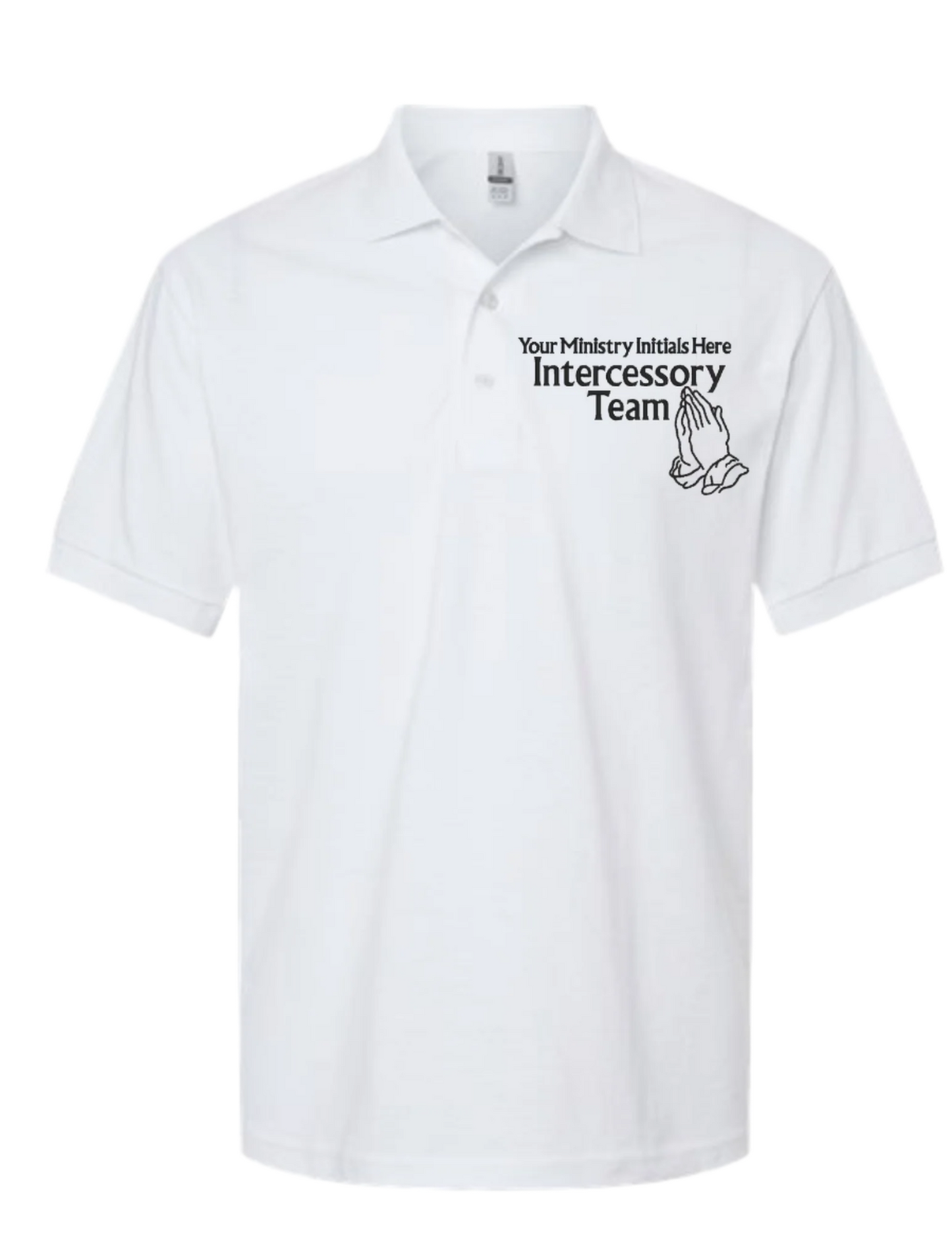 Embroidery Polo Shirt - Intercessory Team  - With Ministry Initials  Here