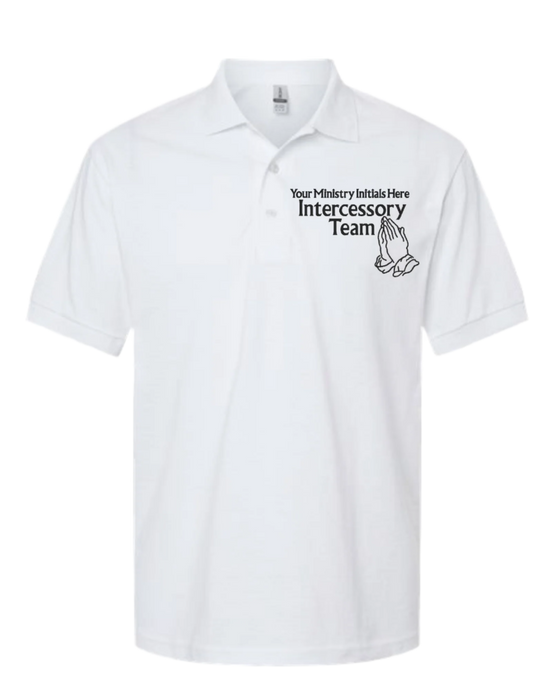 Embroidery Polo Shirt - Intercessory Team  - With Ministry Initials  Here