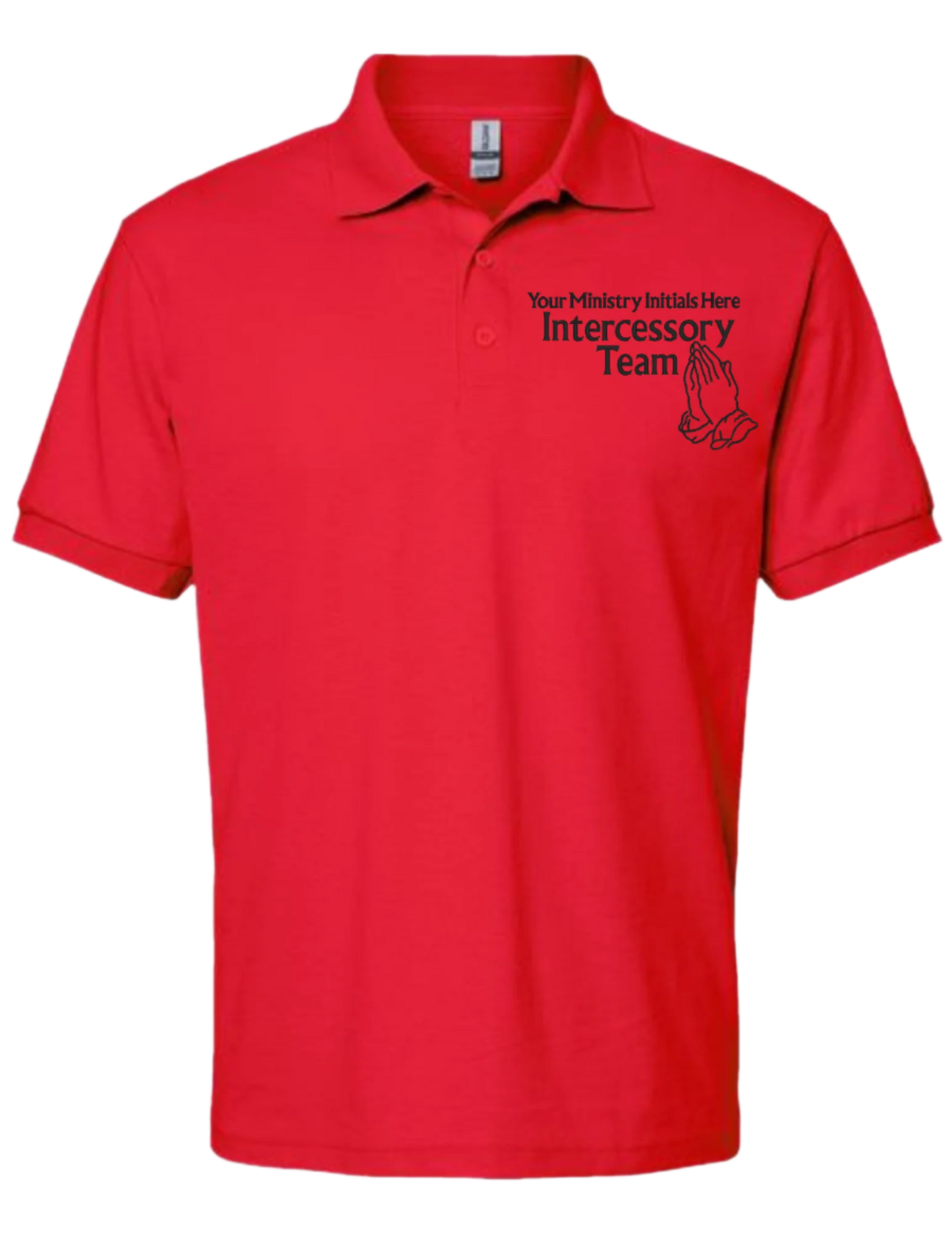 Embroidery Polo Shirt - Intercessory Team  - With Ministry Initials  Here