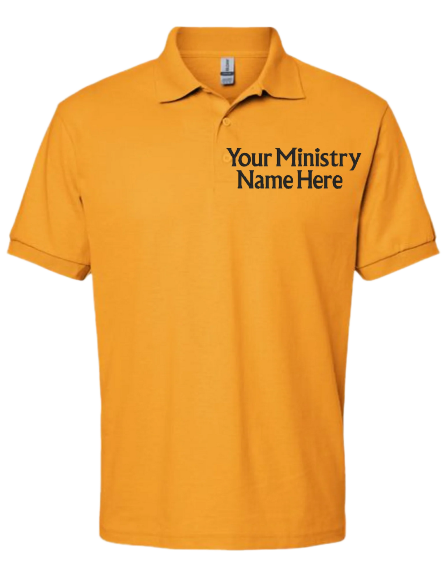 Embroidery Polo Shirt -Your  Ministry Name  Here