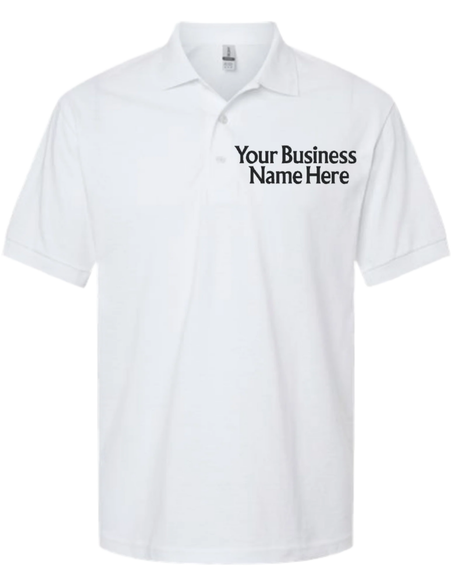 Embroidery Polo Shirt -Your  Business  Name  Here