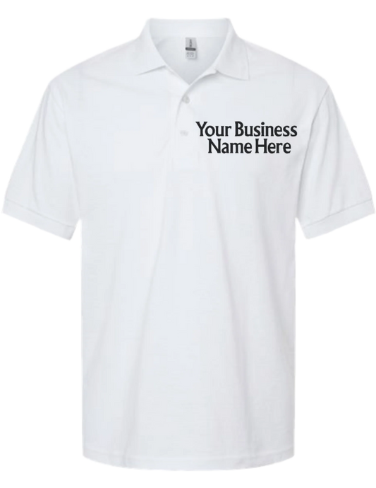 Embroidery Polo Shirt -Your  Business  Name  Here