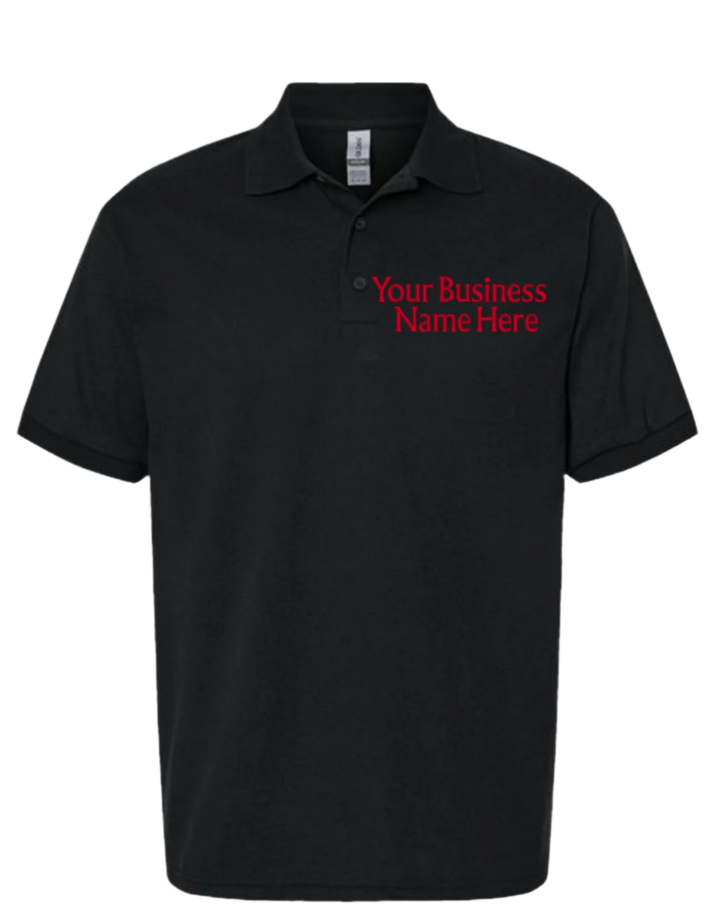 Embroidery Polo Shirt -Your  Business  Name  Here