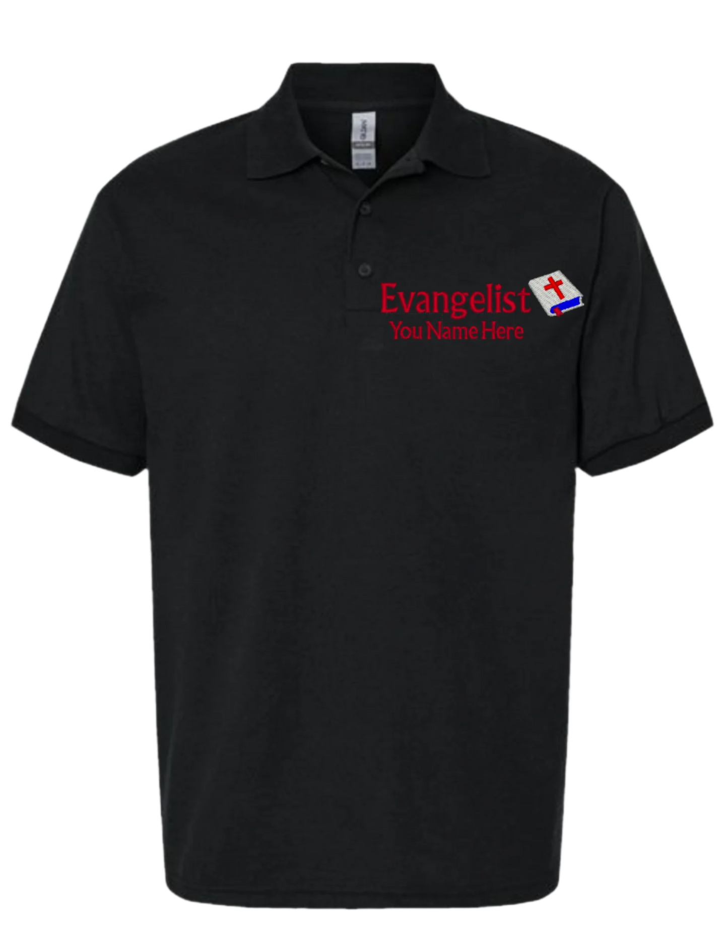 Embroidery Polo Shirt - Evangelist - With Your Name Here