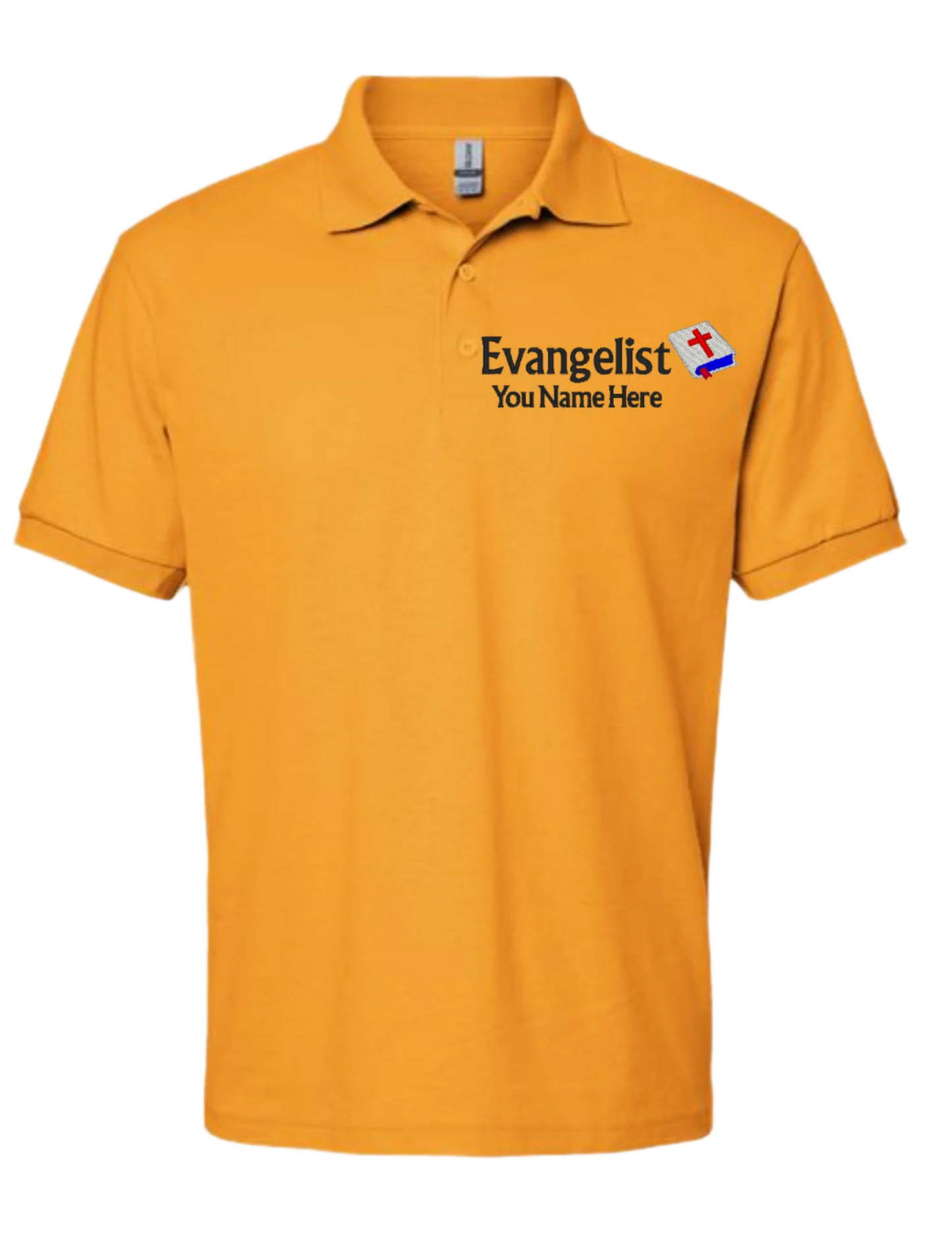 Embroidery Polo Shirt - Evangelist - With Your Name Here