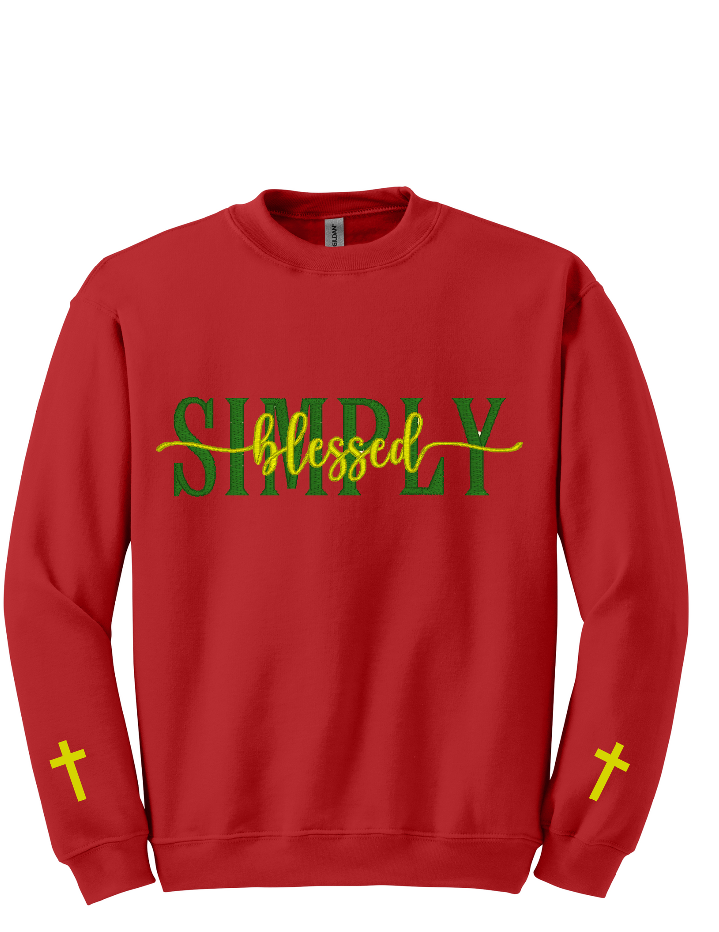 Embroidery Sweatshirt  Simply Blessed