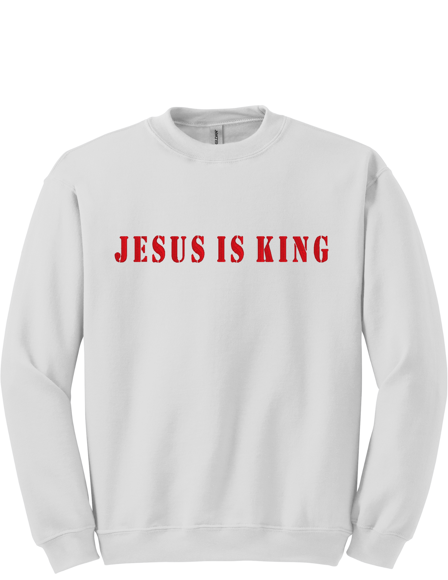 Embroidery Sweatshirt  Jesus Is King