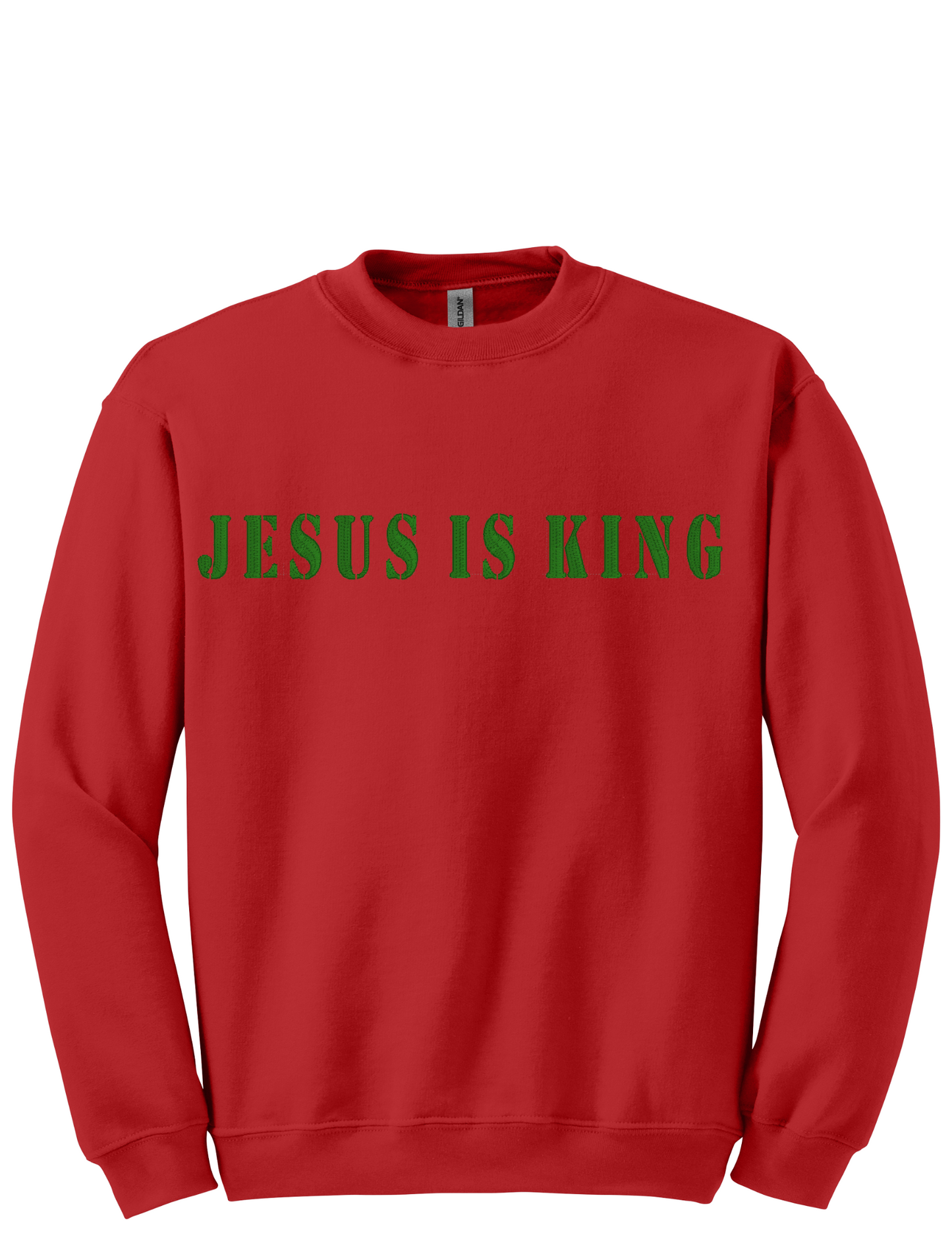 Embroidery Sweatshirt  Jesus Is King