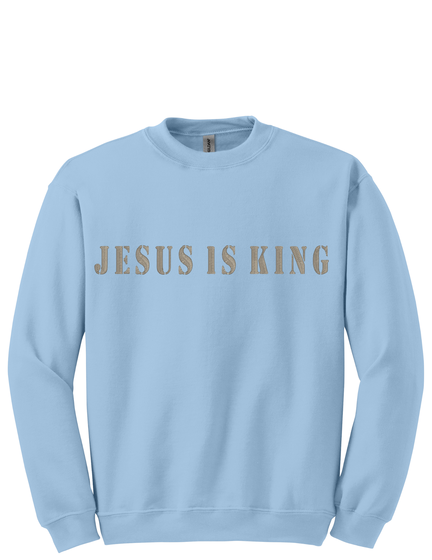 Embroidery Sweatshirt  Jesus Is King