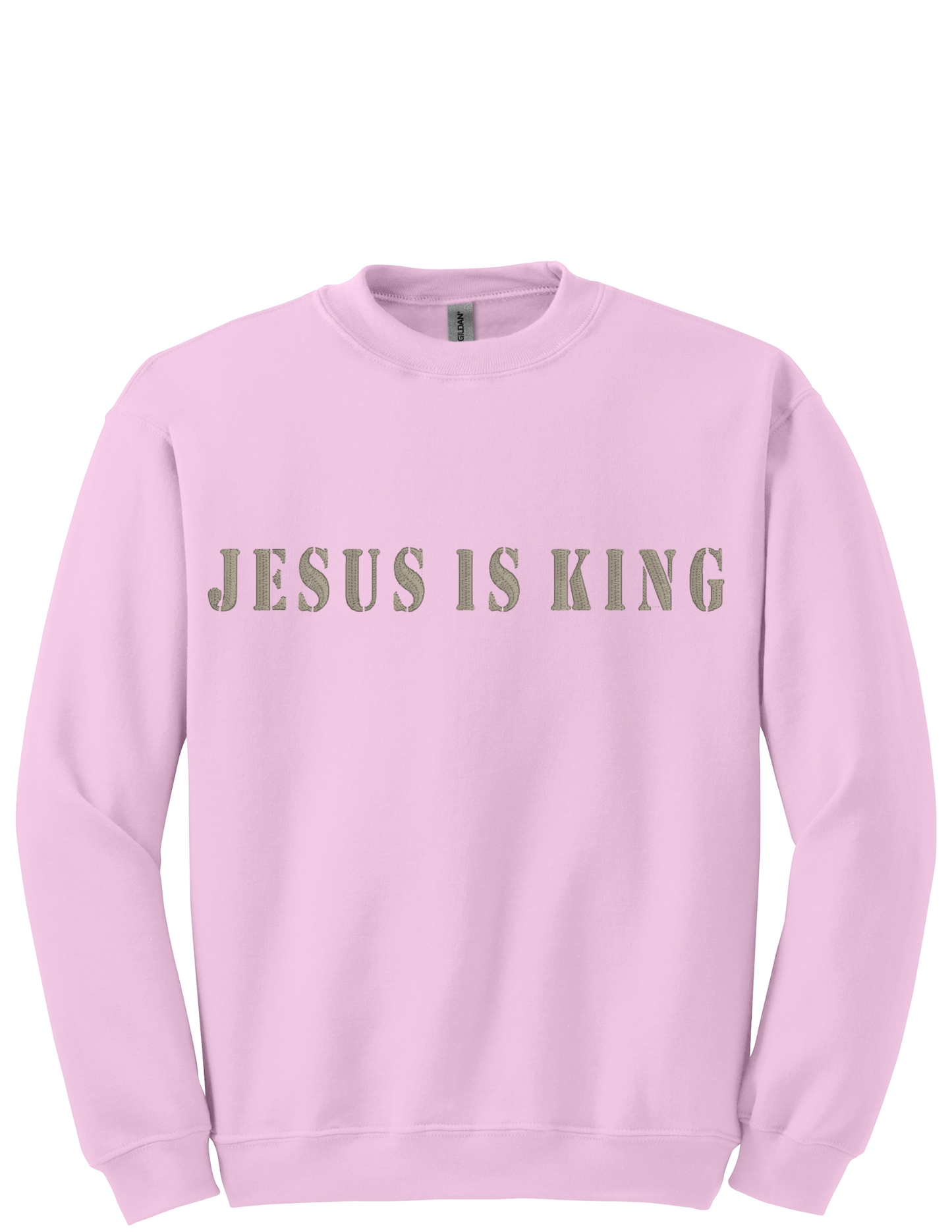 Embroidery Sweatshirt  Jesus Is King